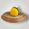 il_fullxfull.7667988594_fkza.jpg Crochet Bumble Bee Plush – Handmade Bee Amigurumi, Cute Decorative Plush, Small Crochet Gift - Lina And Stitches