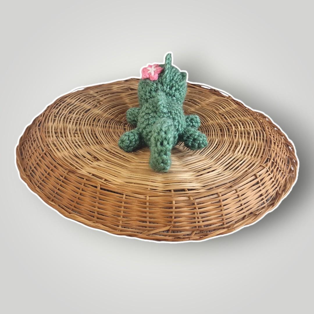 Handmade Crochet Chameleon Plush – Cute Amigurumi Lizard, Small Crochet Decor - Lina And Stitches
