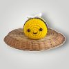 il_fullxfull.7715945029_2mvh.jpg Crochet Bumble Bee Plush – Handmade Bee Amigurumi, Cute Decorative Plush, Small Crochet Gift - Lina And Stitches