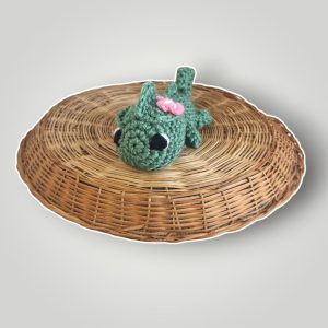 Handmade Crochet Chameleon Plush – Cute Amigurumi Lizard, Small Crochet Decor - Lina And Stitches