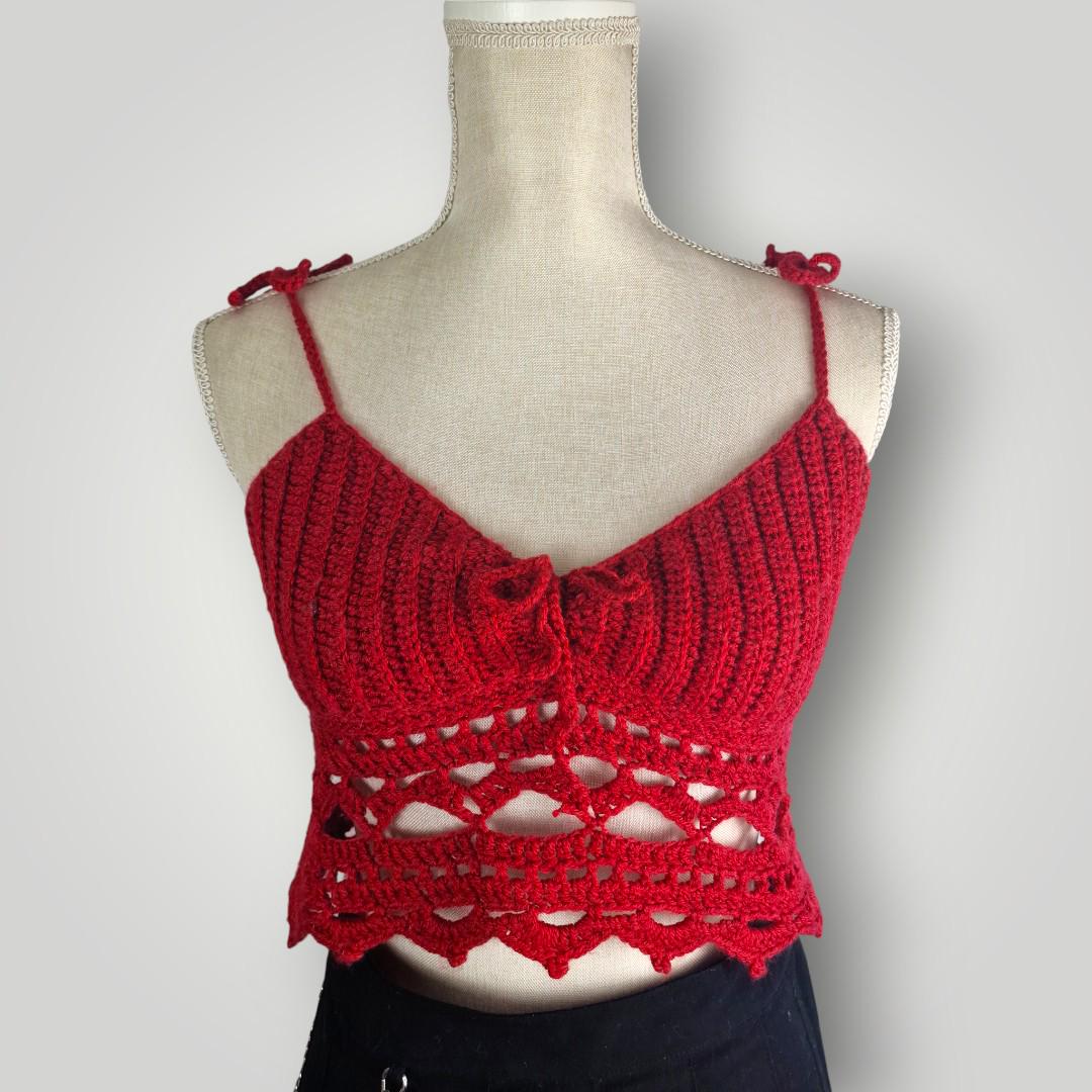 Made to Measure Crochet “Lillith Top” | Custom Size S-XL - Lina And Stitches