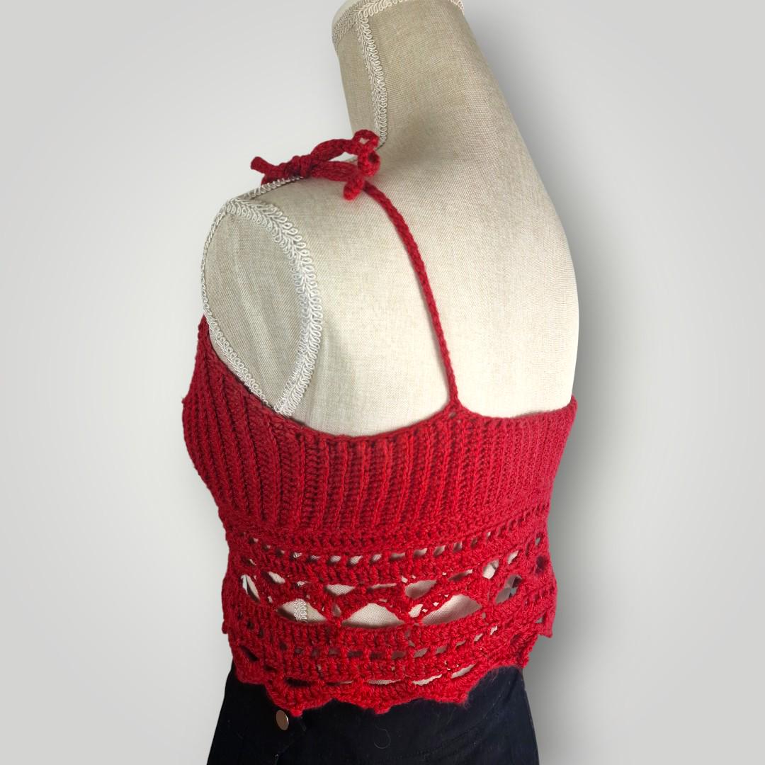 Made to Measure Crochet “Lillith Top” | Custom Size S-XL - Lina And Stitches