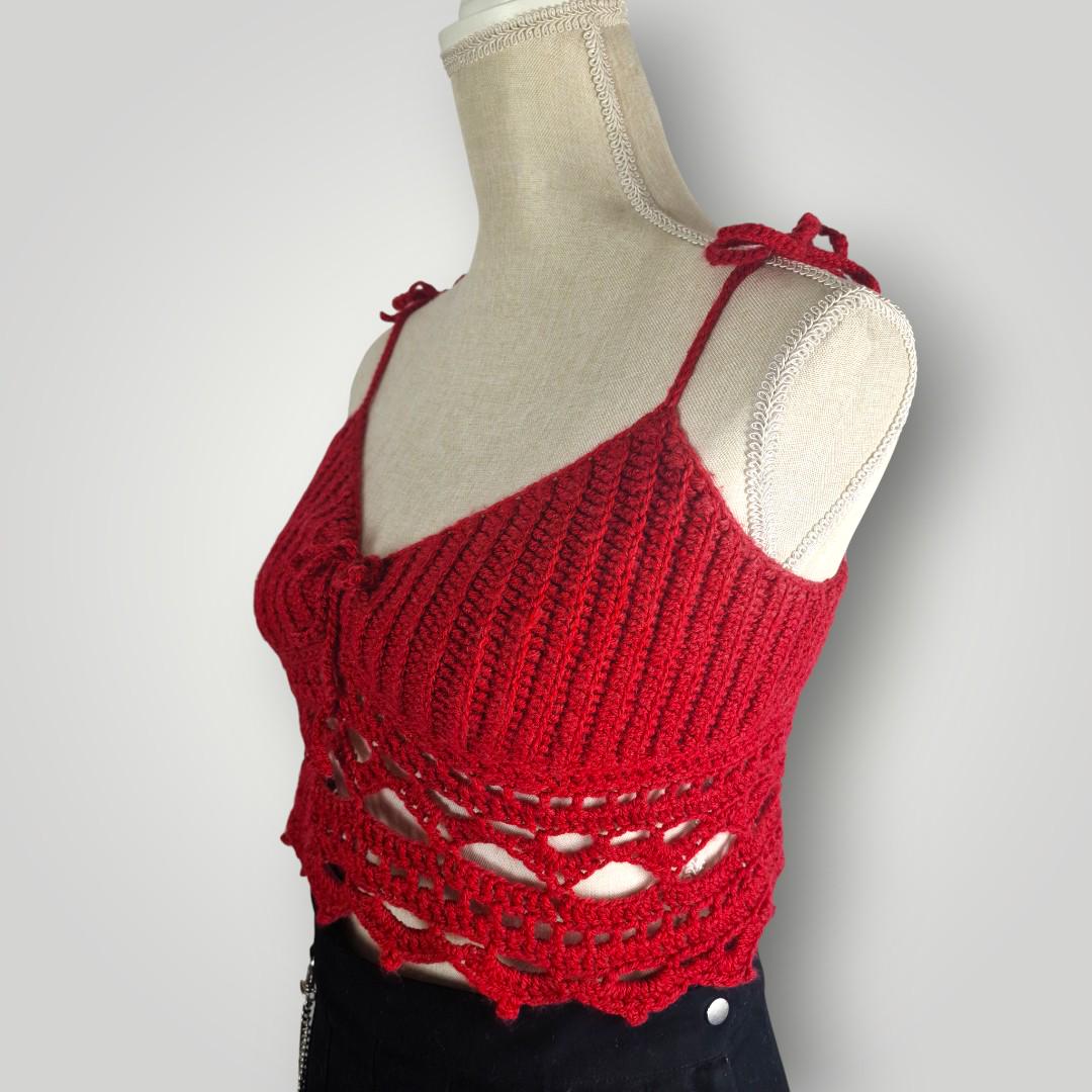 Made to Measure Crochet “Lillith Top” | Custom Size S-XL - Lina And Stitches