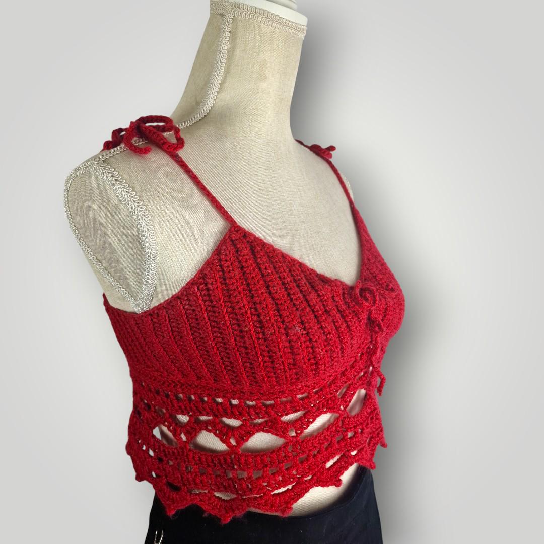 Made to Measure Crochet “Lillith Top” | Custom Size S-XL - Lina And Stitches