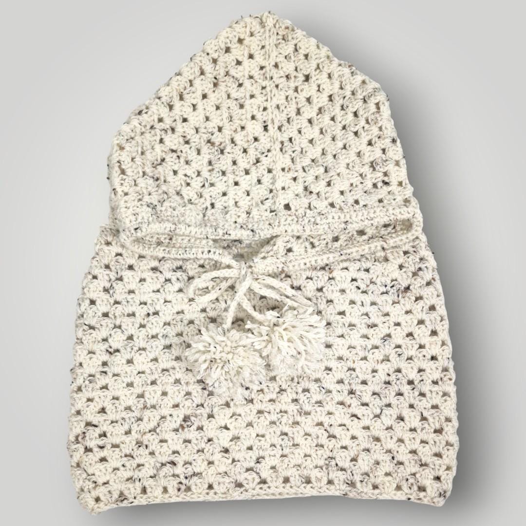 il_fullxfull.7758841676_1tl2.jpg Handmade Crochet Hooded Cowl | Into The Woods Cowl | Cozy Chunky Neck Warmer | One Size - Lina And Stitches