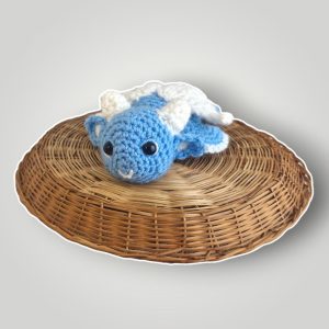 il_fullxfull.7759048688_n5ul.jpg Crochet Water Dragon Plush | Handmade Amigurumi Dragon | Cute Fantasy Gift | Custom Colors Available - Lina And Stitches