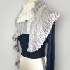 The Simple Grey Scarf, Handmade Knit Scarf, Extra Long Cozy Wrap - Lina And Stitches