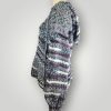 il_fullxfull.7806719201_nsss.jpg Everyday Knit Crochet Sweater| Grey Purple White Camouflage Yarn | Cozy Homewear Knit - Lina And Stitches