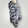 il_fullxfull.7806719225_r6xi.jpg Everyday Knit Crochet Sweater| Grey Purple White Camouflage Yarn | Cozy Homewear Knit - Lina And Stitches