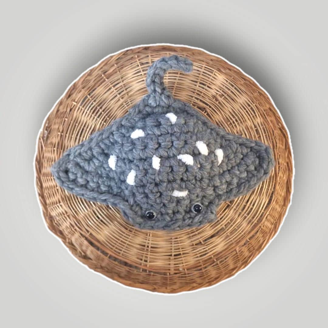 il_fullxfull.7806850951_dylc.jpg Crochet Manta Ray Family | Stingray Plush Set | Handmade Amigurumi Sea Animals - Lina And Stitches
