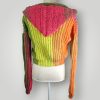 il_fullxfull.7806860627_tgos.jpg Cozy Bloom Crochet Cardigan | Handmade Hooded Crochet Cardigan | Color Gradient Yarn | Size S - Lina And Stitches