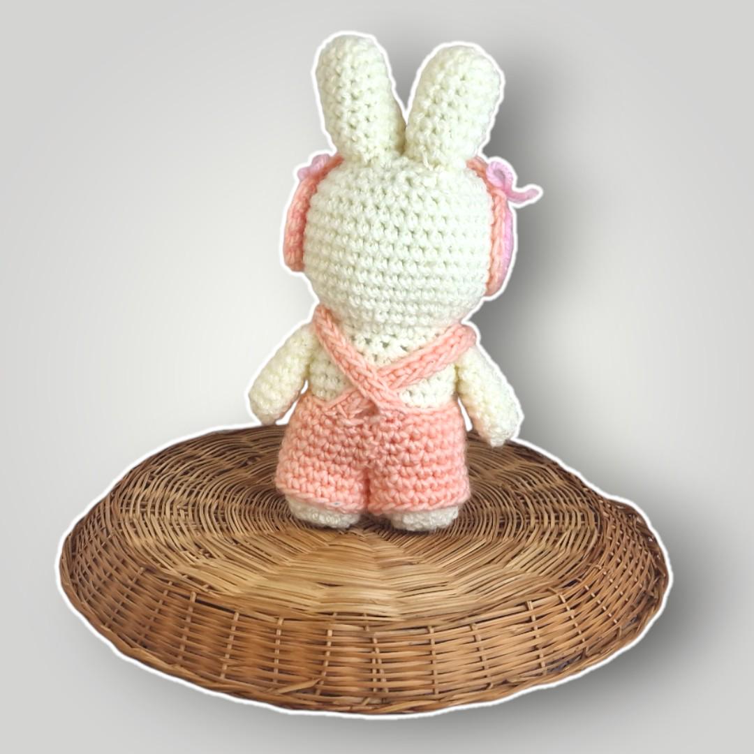 il_fullxfull.7806867429_7ojg.jpg Handmade Crochet Bunny | Kawaii Amigurumi Bunny Doll - Lina And Stitches