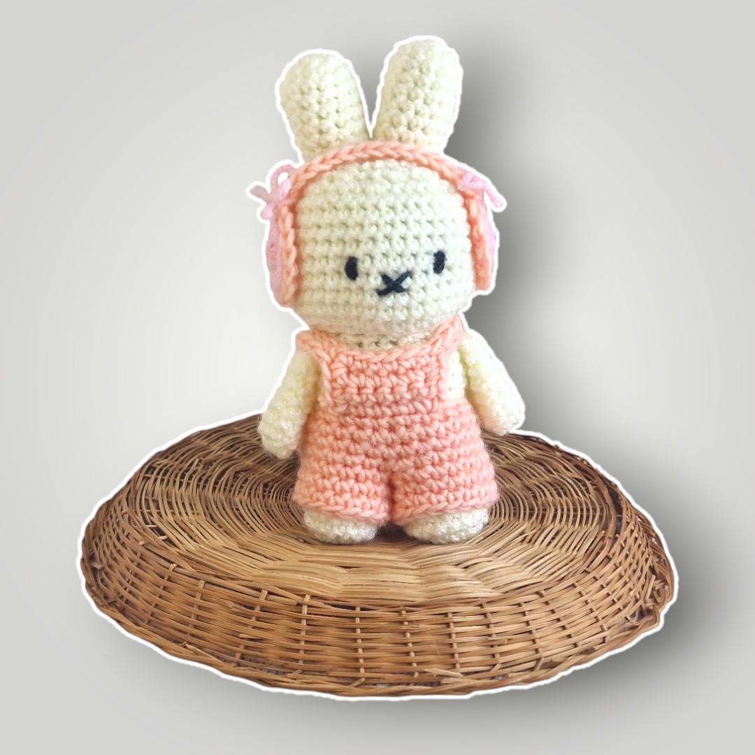 il_fullxfull.7806867467_pnmf.jpg Handmade Crochet Bunny | Kawaii Amigurumi Bunny Doll - Lina And Stitches