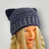 il_fullxfull.7806876111_juyv.jpg Minimal Cat Ear Beanie Crochet, Handmade Cozy Beanie with Cat Ears - Lina And Stitches