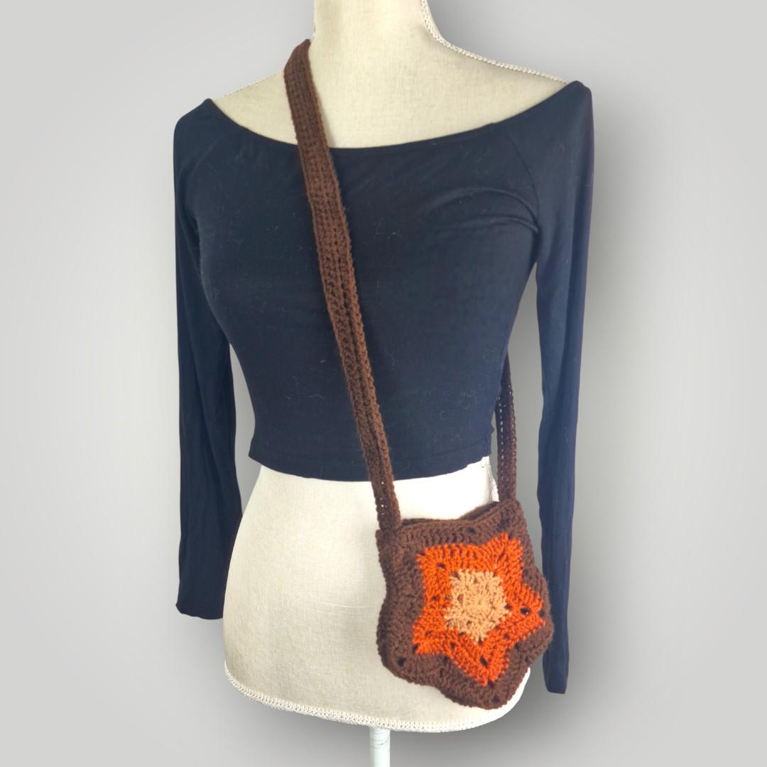 Crochet Star Bag | Handmade Mini Shoulder Bag | Cute Crochet Purse - Lina And Stitches